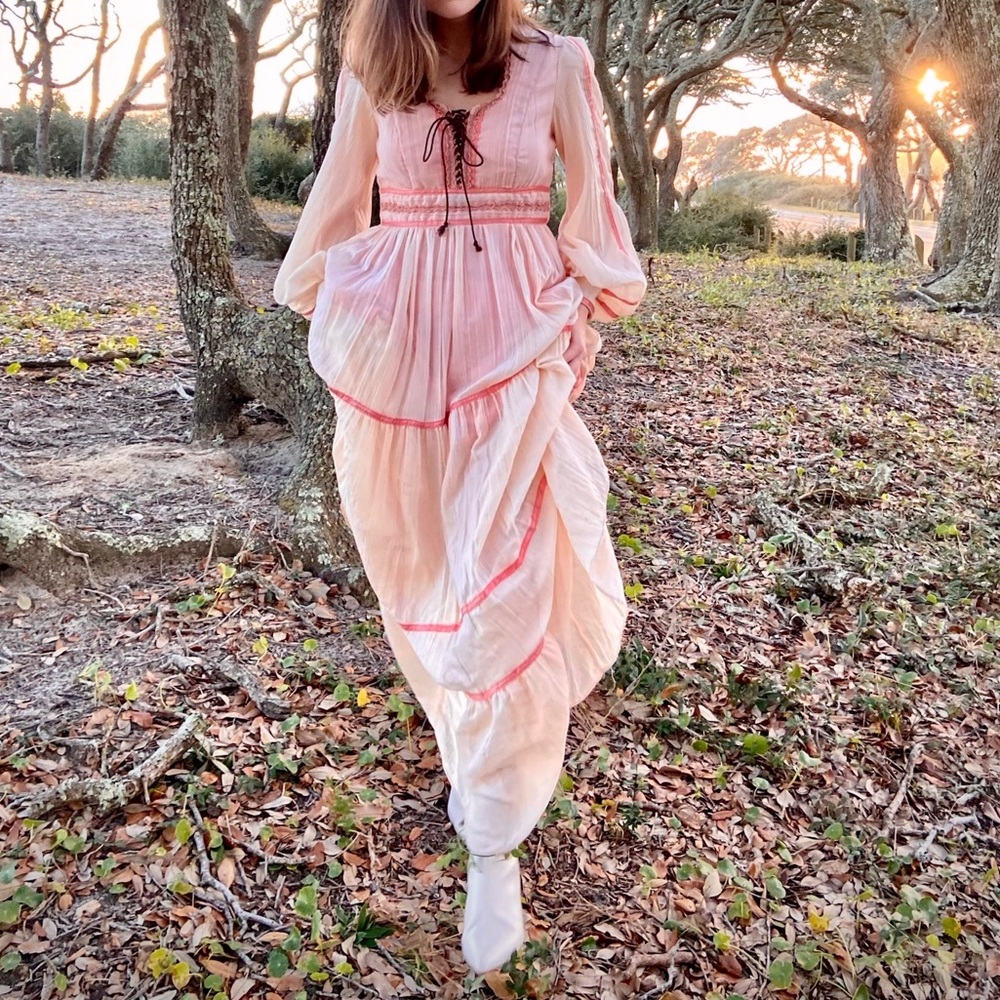 1970’s Authentic Gunne Sax Maxi Dress- OMG